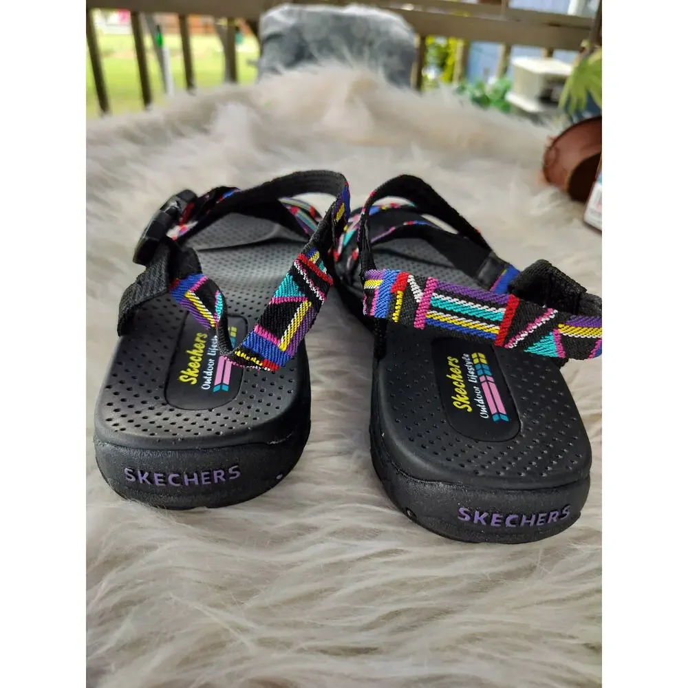 3918) Skechers Women Reggae -Native Vibez Sport Sandal Size US 10 - Picture 4 of 8